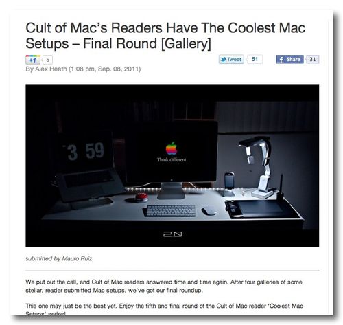 ~ Cult of Mac’s Readers Have The Coolest Mac Setups – Final Round [Gallery] | Cult of Mac