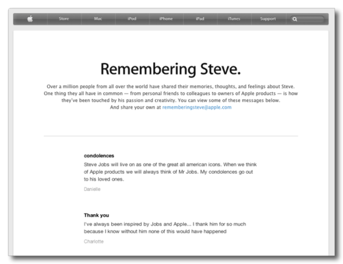 XApple - Remembering Steve Jobs
