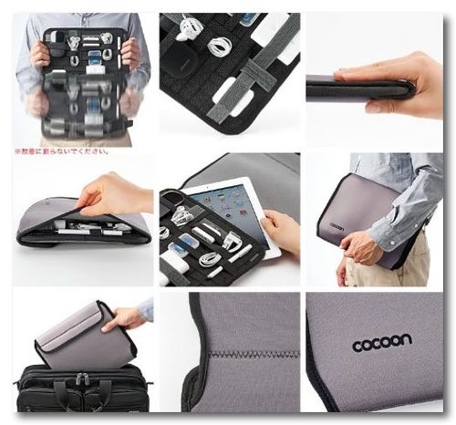 Cocoon 「Wrap 10」 カバー付iPad2 iPadケース 「GRID-IT！」付属 Smart cover対応 ＜人気急上昇＞ グレー CPG36GY_ 家電・カメラ-1