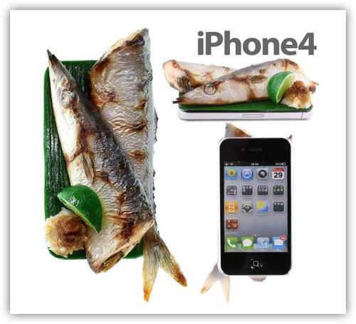 -Amazon.co.jp： [Softbank iPhone 4専用] 食品サンプルカバー(サンマ)_ 家電・カメラ