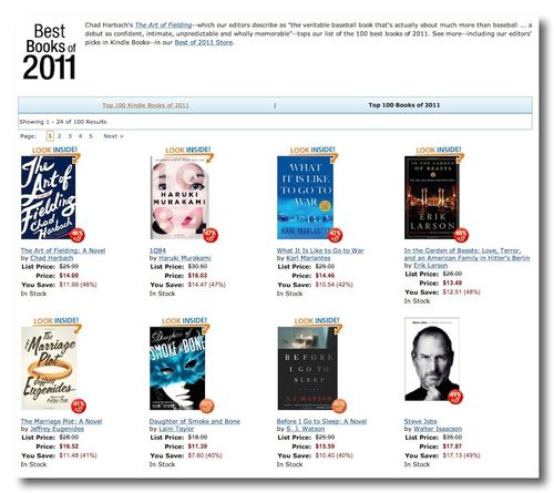 ~ Amazon.com_ Best Books of 2011--The Top 100