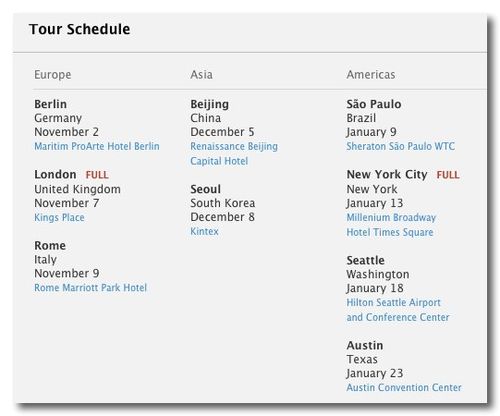 XiOS 5 Tech Talk World Tour 2011 - Apple Developer