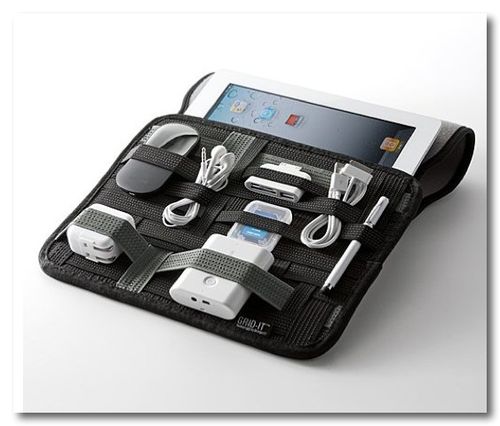 Cocoon 「Wrap 10」 カバー付iPad2 iPadケース 「GRID-IT！」付属 Smart cover対応 ＜人気急上昇＞ グレー CPG36GY_ 家電・カメラ
