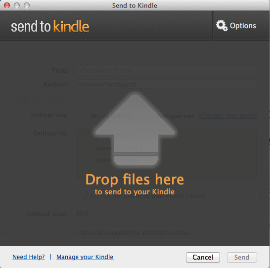 Send to Kindle