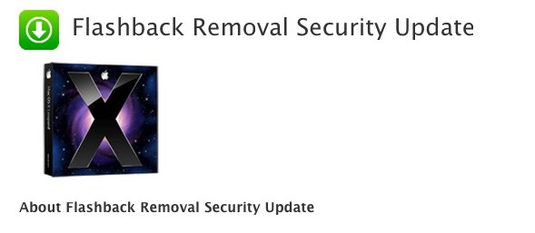Flashback Removal Security Update