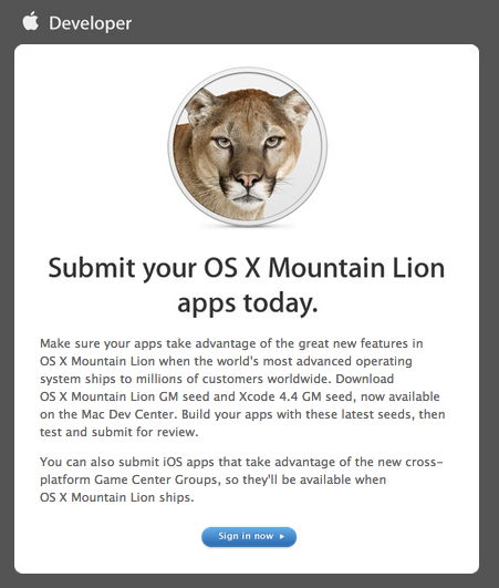 Submit your OS X Mountain Lion apps today. - nondualone@gmail.com - Gmail-1