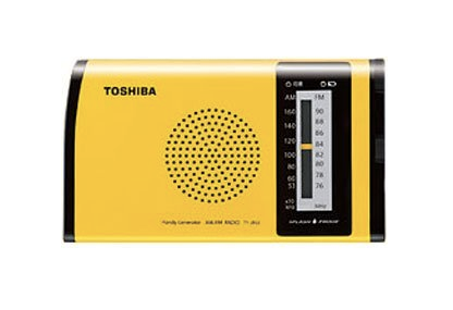 Amazon.co.jp： 東芝 防水形充電ラジオ　イエローTOSHIBA TY-JR50-Y_ 家電・カメラ