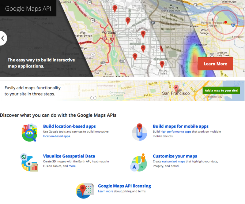 Google Maps API — Google Developers