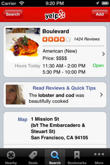 App Store - Yelp