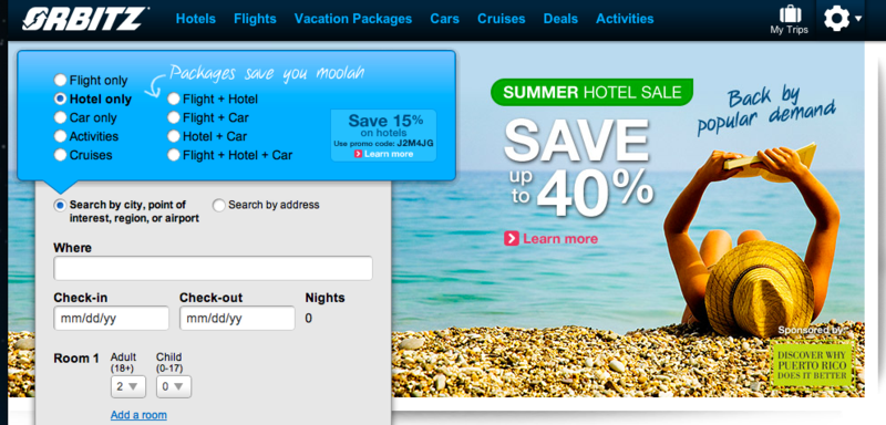 Orbitz Travel_ Airline Tickets, Cheap Hotels, Car Rentals, Vacations & Cruises