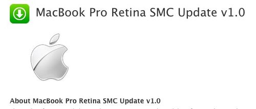 MacBook Pro Retina SMC Update v1.0