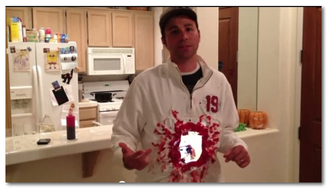 ~ iPad2 Halloween Costume- Gaping hole in torso - YouTube