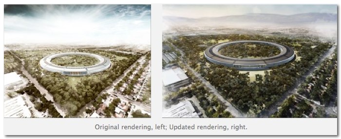 ~ AppleInsider | Apple submits updated renderings, plans for Cupertino _spaceship_ campus
