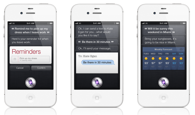 IPhone 4S - Ask Siri to help you get things done.