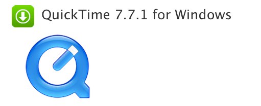QuickTime 7.7.1 for Windows